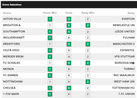 sportstake 13 tips